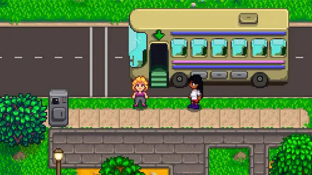 Stardew Valley Pam Bus Stop