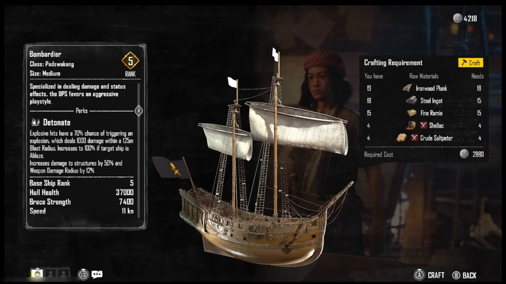 Skull and Bones: How to Get Padewakang Ship 6