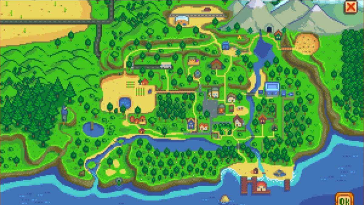 Stardew Valley Map