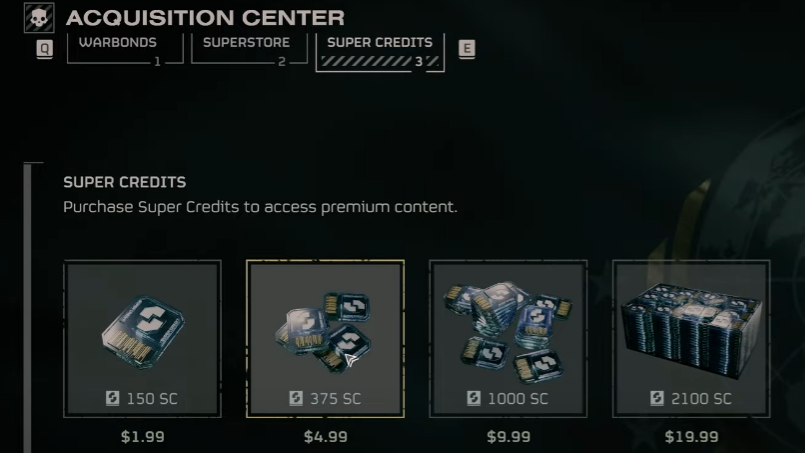 Helldivers 2: All currency types and where to get them 4