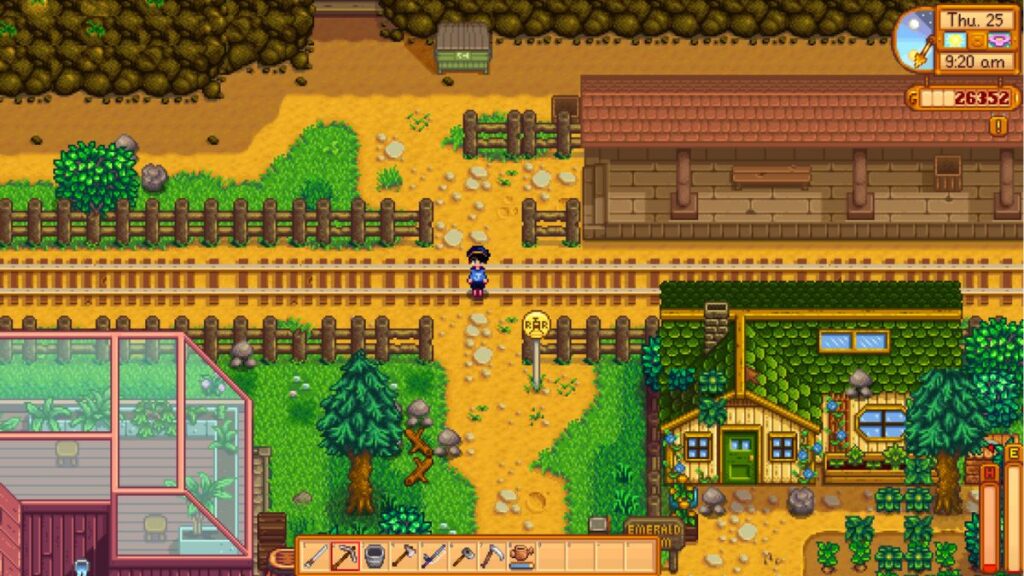 Stardew Valley railroad