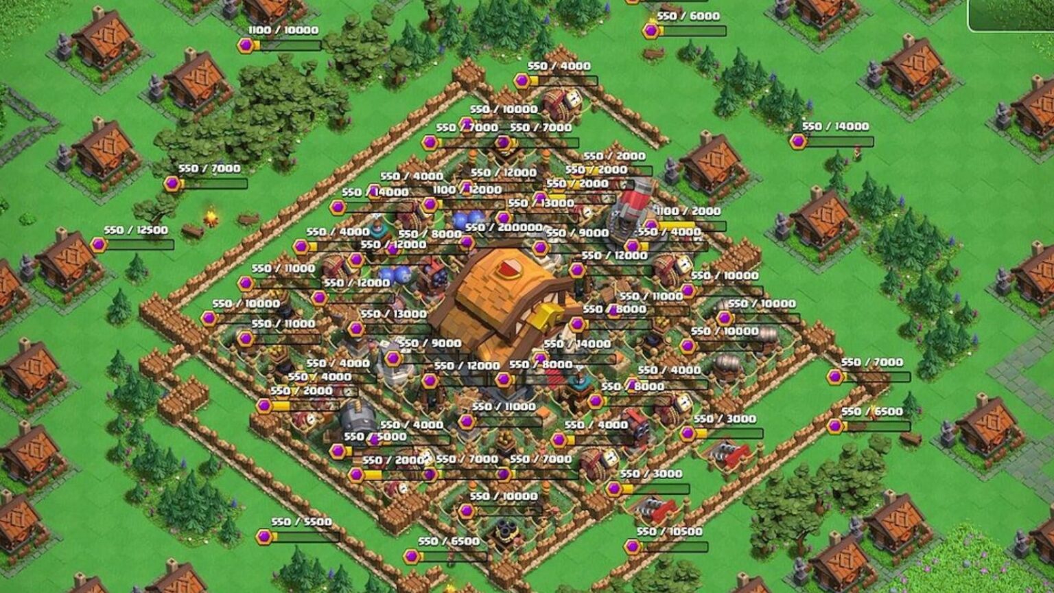 clash of clans fast wall upgrade