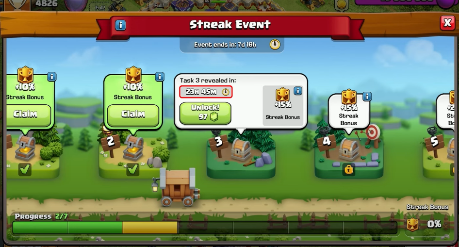 What is Clash of Clans Streak Event? 1