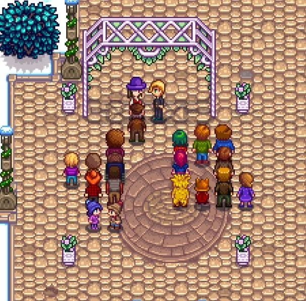 Stardew Valley last wedding with Sam