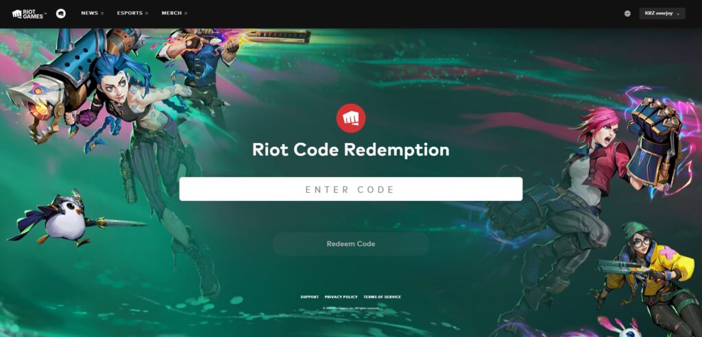 Valorant Codes redemption site